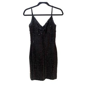 Vintage Black sequin Dress